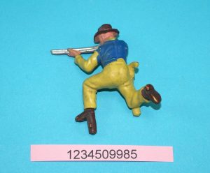 BRITAINS HERALD FLOATING MODELS #4601 COWBOY RAFT SPARE COWBOY FIGURE 1970s