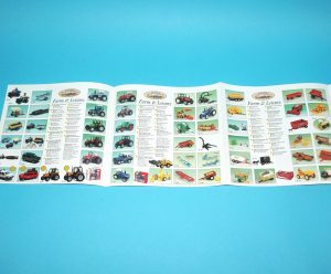 BRITAINS TOY CATALOG 1995 FOLDOUT CATALOGUE KATALOG
