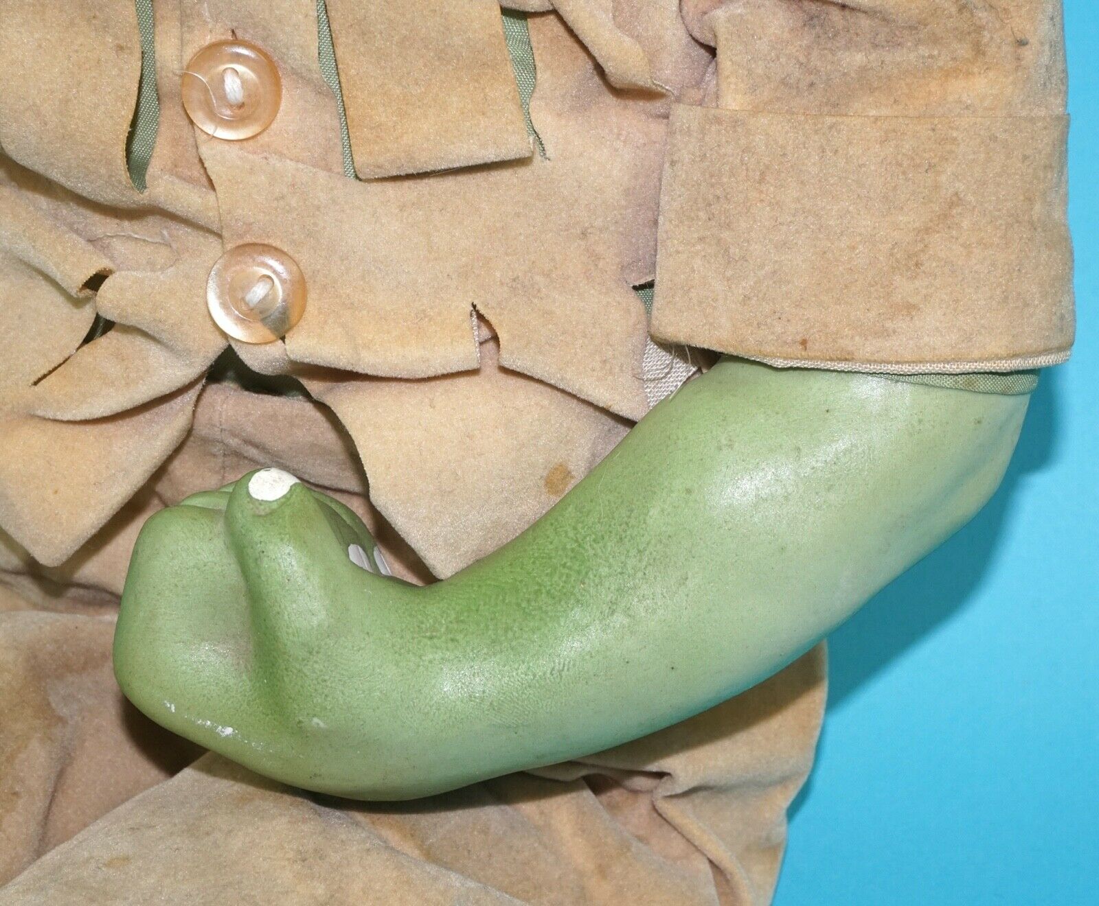 MARVEL COMICS THE HULK DOLL 20" PORCELAIN LIMBS 1970s HOLLAND LOU FERRIGNO - Image 5