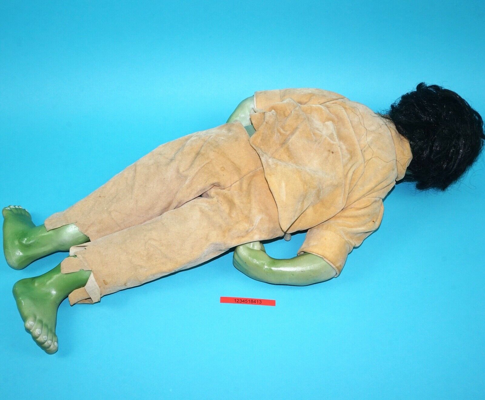 MARVEL COMICS THE HULK DOLL 20" PORCELAIN LIMBS 1970s HOLLAND LOU FERRIGNO - Image 8