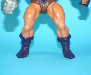 MOTU HE-MAN MASTERS OF THE UNIVERSE FISTO 100% COMPLETE SOFT BOOTS EURO KATANA FRANCE 1984 MATTEL HTF