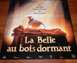 ORIGINAL MOVIE POSTER SLEEPING BEAUTY 1959 FRENCH ONE-PANEL ‘GRAND’ 1995 RELEASE
