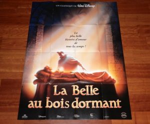 ORIGINAL MOVIE POSTER SLEEPING BEAUTY 1959 FRENCH ONE-PANEL ‘GRAND’ 1995 RELEASE