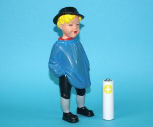 ASTRID LINDGREN MICHEL AUS LONNEBERGA 5.5″ PLASTIC PVC RUBBER BENDABLE FIGURE 1970 SCHLEICH WEST GERMANY HTF