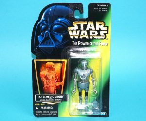 STAR WARS POTF2 2-1B MOC MOSC US CARD 1996 KENNER