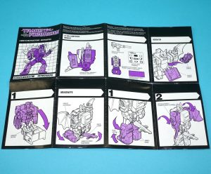 TRANSFORMERS G1 ORIGINAL SPARE INSTRUCTIONS HEADMASTER MINDWIPE NL FR EURO 1986 HASBRO