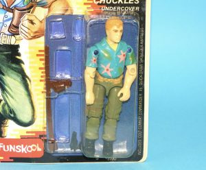 1987 GI JOE CHUCKLES v1 MOC MOSC 2005 FUNSKOOL INDIA RUSSIAN CARD