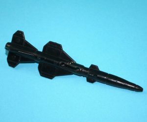 1989 GI JOE DARKLON’S EVADER ORIGINAL SPARE PART MISSILE ROCKET HASBRO
