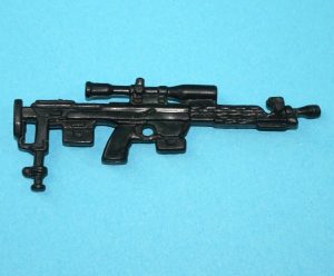 2003 GI JOE BLACK OUT v1 WIDE SCOPE ORIGINAL SPARE PART RIFLE GUN HASBRO