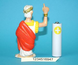 ASTERIX PVC TOY FIGURE JULIUS CAESAR CÉSAR 1994 M.D. TOYS BELGIUM