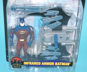 BATMAN ANIMATED SPECTRUM OF THE BAT INFRARED ARMOR BATMAN MOC MOSC 2000 HASBRO