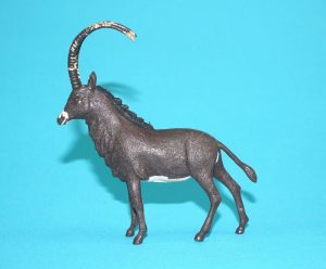 BRITAINS ZOO #1359 SABLE ANTELOPE 1960s ENGLAND
