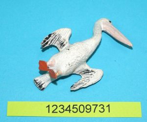 BRITAINS ZOO #1381 PELICAN (OPEN WINGS) 1960s ENGLAND