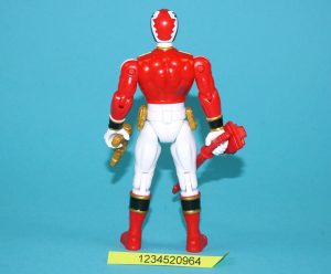MMPR POWER RANGERS MEGAFORCE RED RANGER 100% COMPLETE 2013 BANDAI
