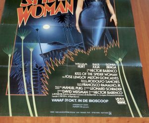 ORIGINAL MOVIE POSTER KISS OF THE SPIDER WOMAN 1985 FOLDED DUTCH ONE SHEET