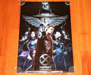ORIGINAL MOVIE POSTER X-MEN APOCALYPSE 2016 UNFOLDED DS TEASER ONE SHEET