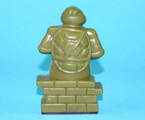 TMNT TEENAGE MUTANT NINJA TURTLES BUBBLE GUM CONTAINER LEONARDO 1990 TOPPS
