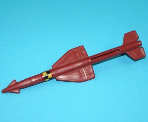 1986 GI JOE COBRA HYDRO-SLED ORIGINAL SPARE PART MISSILE HASBRO