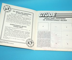 1988 GI JOE GI JOE PANINI STICKER ALBUM UNUSED OVERSTOCK NL DUTCH HASBRO