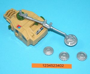 1988 GI JOE MOTORIZED ACTION PACK MINE SWEEPER 100% COMPLETE HASBRO
