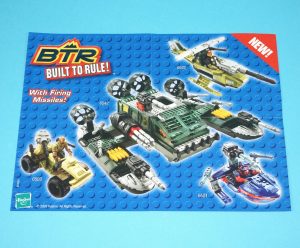 2003 GI JOE LEAFLET BROCHURE CATALOG FOLDOUT BTR BUILT TO RULE HASBRO
