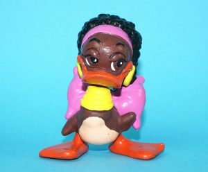 ALFRED J. KWAK PVC TOY FIGURE WINNIE WANA WANNA 1990 SCHLEICH GERMANY