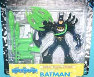 BATMAN MISSION MASTERS 3 VIRUS DELETE BATMAN MOC MOSC 2000 HASBRO