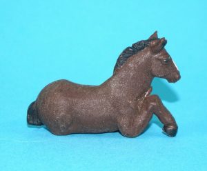 BRITAINS FARM #817 H2121 #2121 SUFFOLK FOAL LYING 1960s LEAD MOULD ENGLAND
