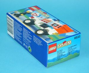 LEGO 6533 SYSTEM CLASSIC TOWN POLICE 4X4 ORIGINAL EMPTY BOX 1992 LEGO GROUP