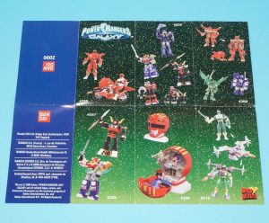 MMPR POWER RANGERS LOST GALAXY TOY CATALOG 2000 BANDAI