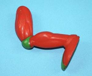 MOTU HE-MAN MASTERS OF THE UNIVERSE ORIGINAL SPARE PART MODULOK LEG (L) MALAYSIA 1985 MATTEL