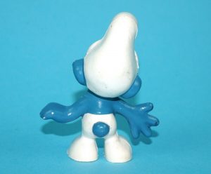 SMURFS 20006 BRAINY SMURF HONG KONG COO 1969 SCHLEICH