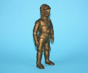 STAR WARS 5" RUBBER C-3PO TOY FIGURE DUTCH BOOTLEG 1977 HOLLAND GERMANY HTF