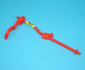 TMNT TEENAGE MUTANT NINJA TURTLES ORIGINAL SPARE PART OOZEY FLAG CANNON SUPPORT 1990 PLAYMATES