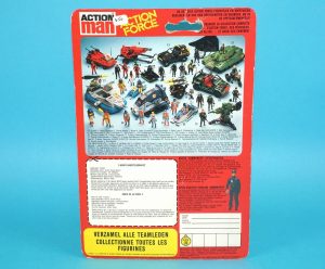 1983 GI JOE ACTION FORCE Z FORCE Z-KORPS RADIOTELEGRAFIST CARDBACK PALITOY