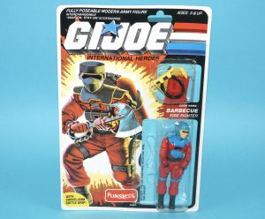 1985 GI JOE BARBECUE v1 MOC MOSC 2005 FUNSKOOL INDIA RUSSIAN CARD