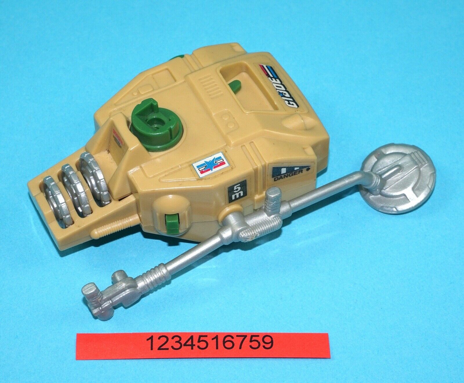 1988 GI JOE MOTORIZED ACTION PACK MINE SWEEPER 100% COMPLETE HASBRO WORKS! - Image 2