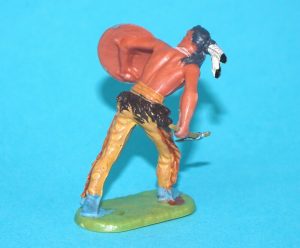 ELASTOLIN 4CM 40MM SERIES No. 6824 NATIVE AMERICAN INDIAN 1960s GERMANY