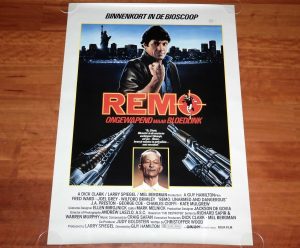 ORIGINAL MOVIE POSTER REMO 1985 DUTCH ONE SHEET FRED WARD STATUE OF LIBERTY