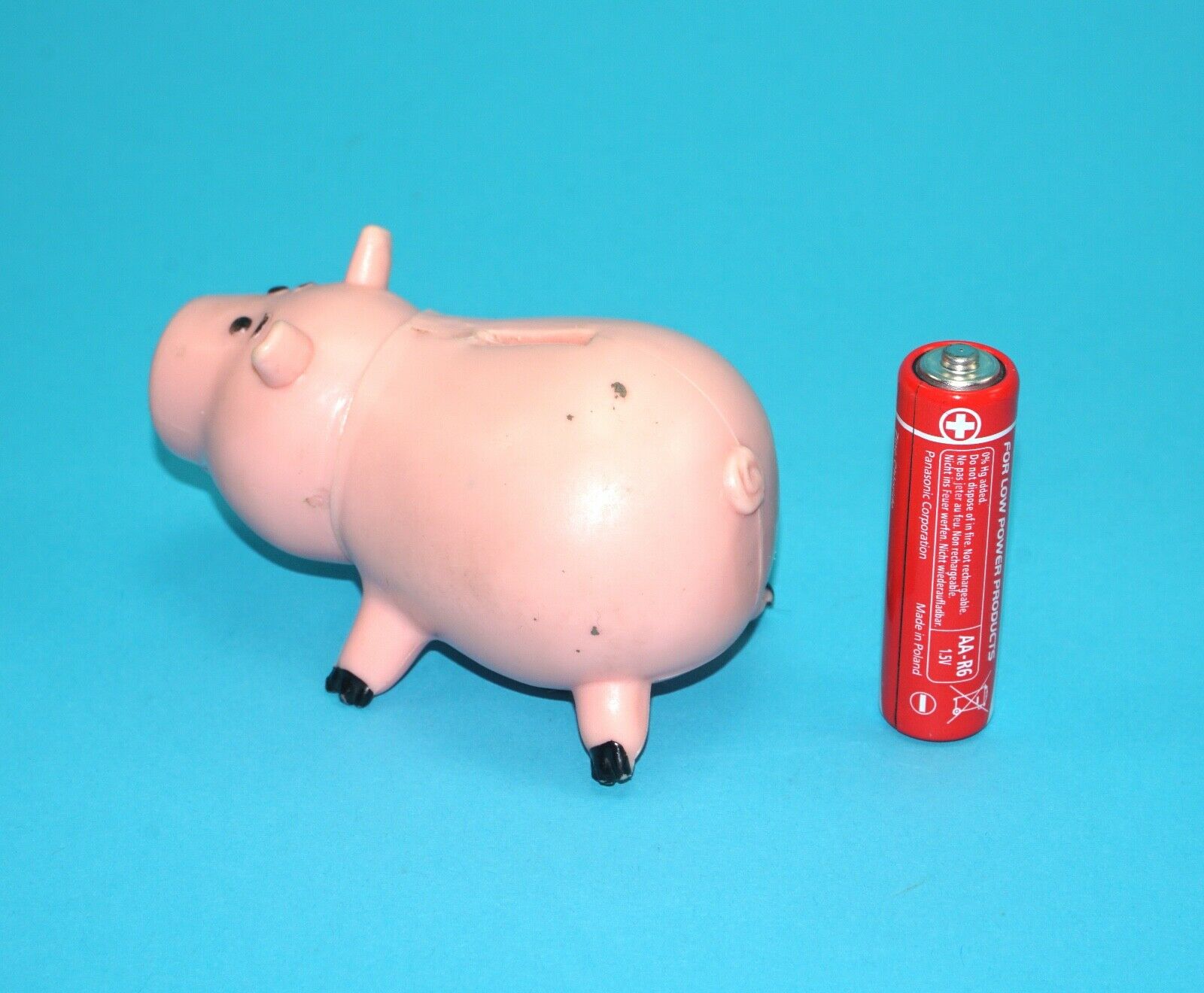 TOY STORY PVC HAMM COIN PIGGY BANK 1995 THINKWAY DISNEY - Image 2