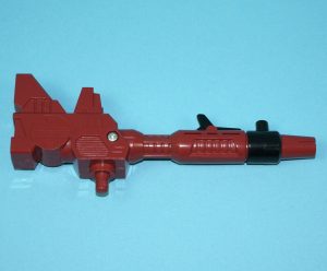 TRANSFORMERS G1 ORIGINAL SPARE PART BASE METROPLEX RED ACCESSORY CANNON (L) 1985 HASBRO