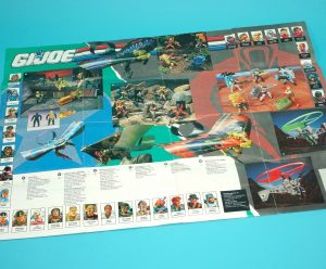 1991 GI JOE LEAFLET BROCHURE CATALOG FOLDOUT NL FR BENELUX EURO HASBRO