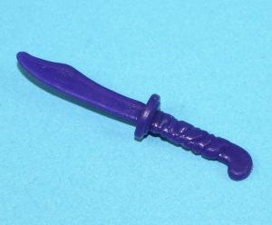 1993 GI JOE STREET FIGHTER II SAGAT v1 ORIGINAL SPARE PART KNIFE HASBRO