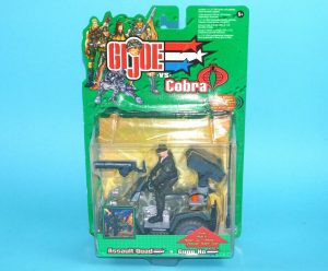 2002 GI JOE VS COBRA ASSAULT QUAD & GUNG-HO v10 MOC MOSC EURO CARD HASBRO
