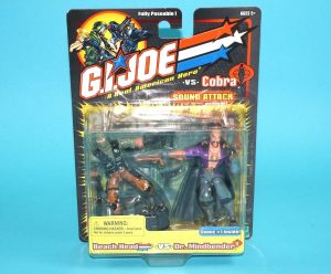 2002 GI JOE VS COBRA BEACH HEAD v4 DR. MINDBENDER v3 MOC MOSC EURO CARD HASBRO