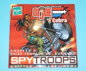 2003 GI JOE LEAFLET BROCHURE CATALOG FOLDOUT MINI COMIC CHAPTER 3 HASBRO