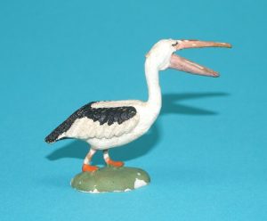 BRITAINS ZOO #1382 PELICAN (OPEN BEAK) 1960s ENGLAND