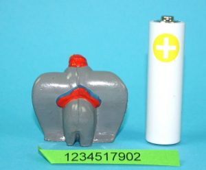 DISNEYKINS DUMBO MINI FIGURE 1960s MARX DISNEY