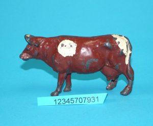 JOHILLCO LEAD FARM COW STANDING 1940s JOHN HILL & CO ENGLAND BRITAINS TIMPO