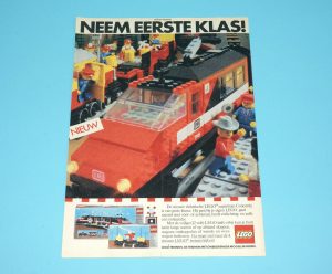 LEGO MAGAZINE ADVERT LEGOLAND TOWN 1980s DONALD DUCK HOLLAND